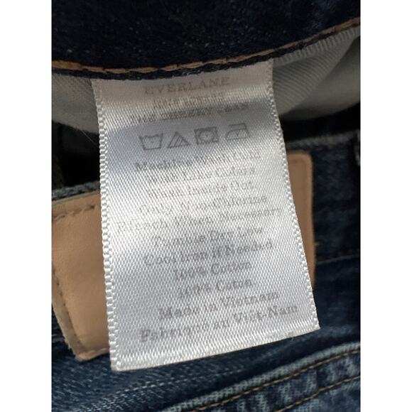 Everlane The Cheeky Jean Size 25 Distressed Leg - Picture 3 of 5